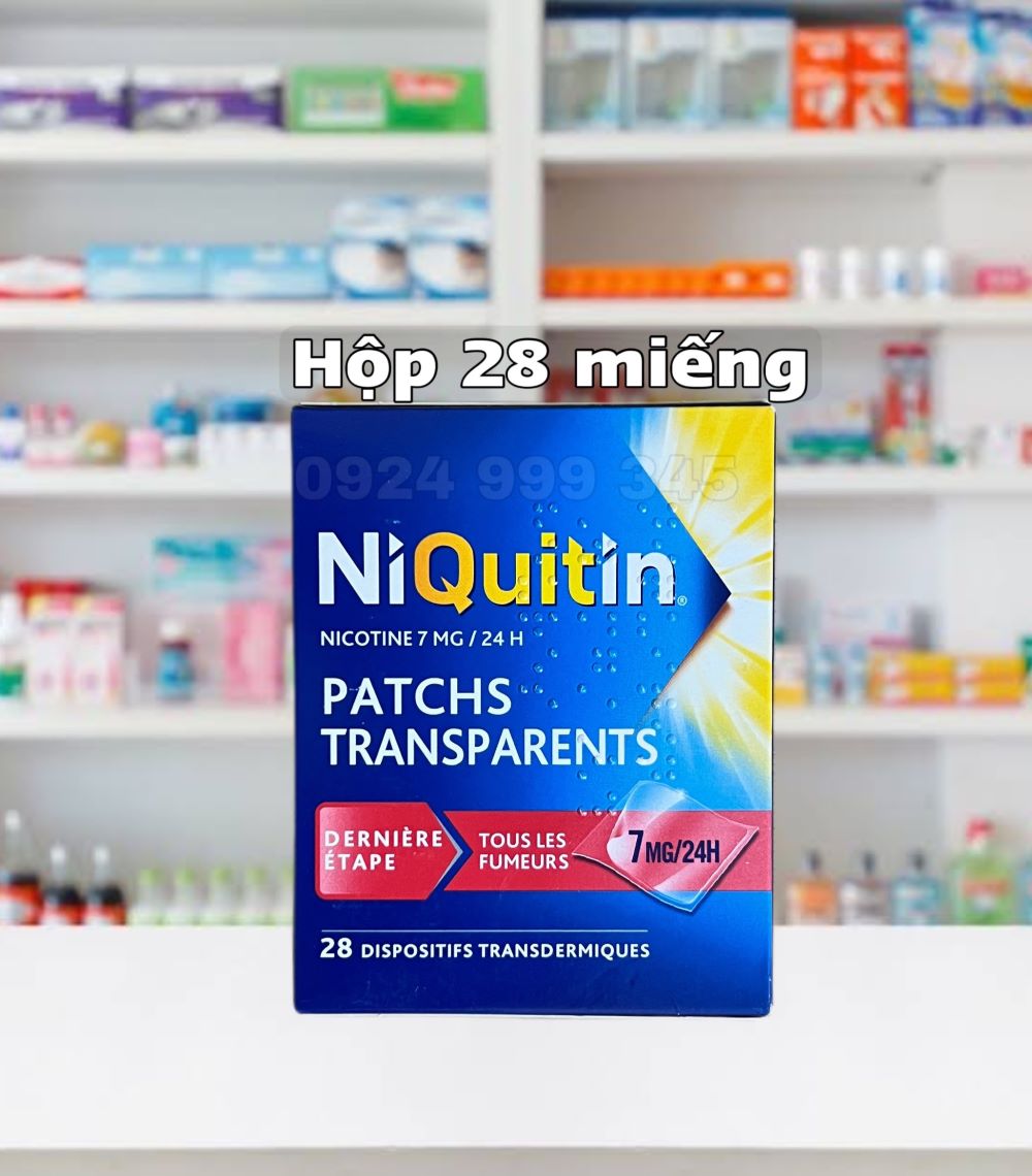 Miếng dán Niquitin Clear Nicotine 28 patches